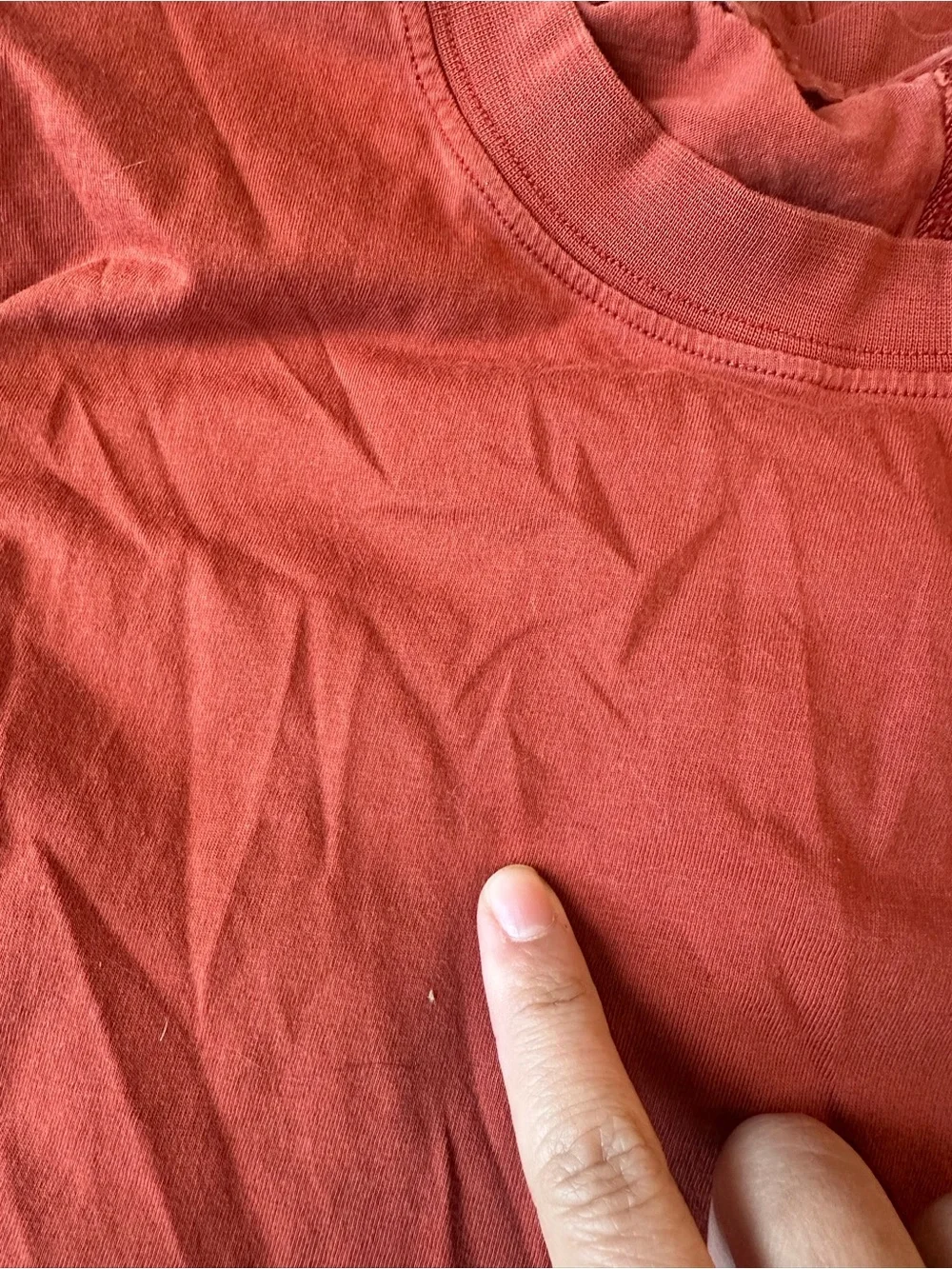 Lululemon All Yours Tank Brick Orange Color Womens medium